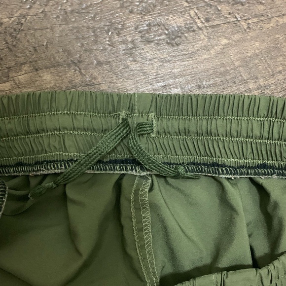 USMC Running Shorts (Green Silkies) - Picture 4 of 5